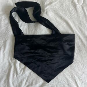 Forever 21 Satin Tie Back Top